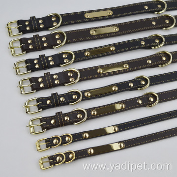 Pet lettering dog collar production in large collar